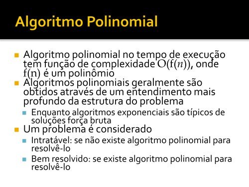 Análise de complexidade - UFMG