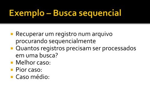 Análise de complexidade - UFMG