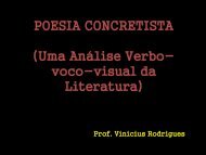 POESIA CONCRETISTA (Uma Análise Visual da Literatura)