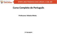 Curso Completo de Português - Mestre dos Concursos