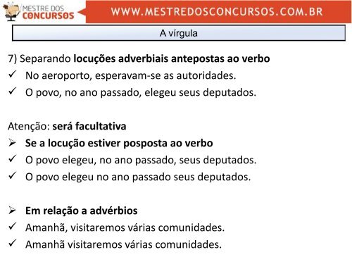 Curso Completo de Português - Mestre dos Concursos