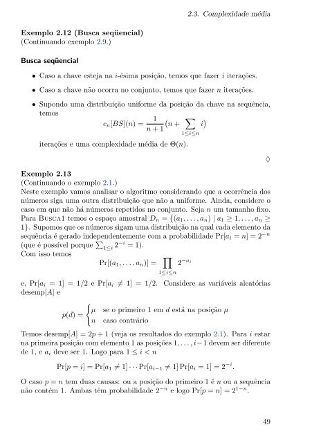 Algoritmos e complexidade Notas de aula - Arquivo Escolar