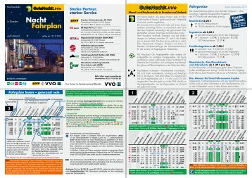 VVO Nachtfahrplan Stand 12/2010