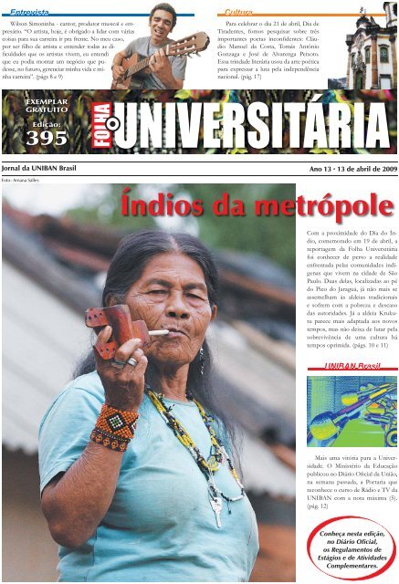 FOLHA 395.indd - Folha - Uniban