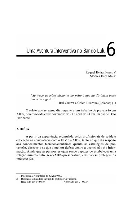 Untitled - Sociedade Brasileira de Estudos em Sexualidade Humana