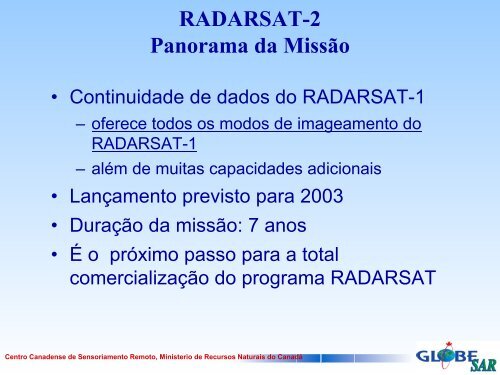 Centro Canadense de Sensoriamento Remoto ... - GeoGratis