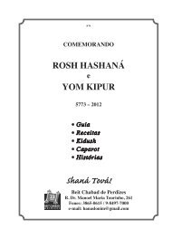 COMEMORANDO ROSH HASHANÁ e YOM KIPUR - Pt.chabad.org ...