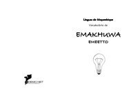 EMAKHUWA - Línguas de Moçambique