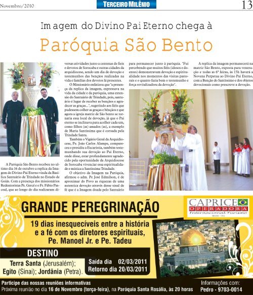 Ebruc Vocações Padroeiro do Brasil - Arquidiocese de Sorocaba