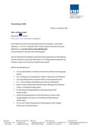 Pressemitteilung 10/2008 Potsdam, 19. September 2008 VWA â die ...
