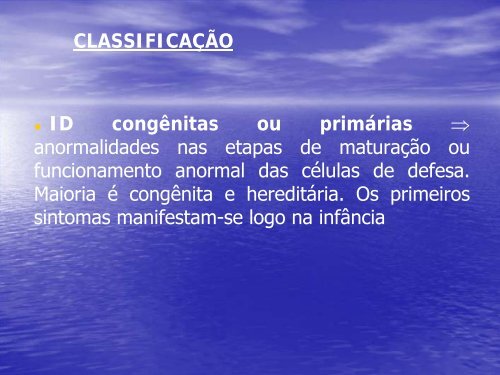 Imunodeficiência Primária - Unirio