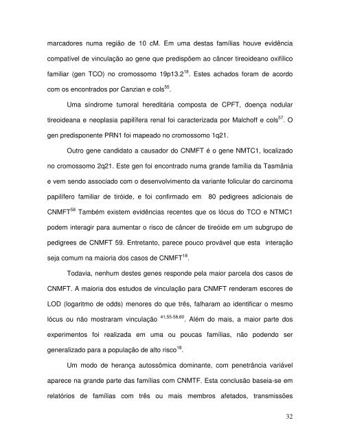 carcinoma papilífero familiar de tireóide - Faculdade de Medicina ...