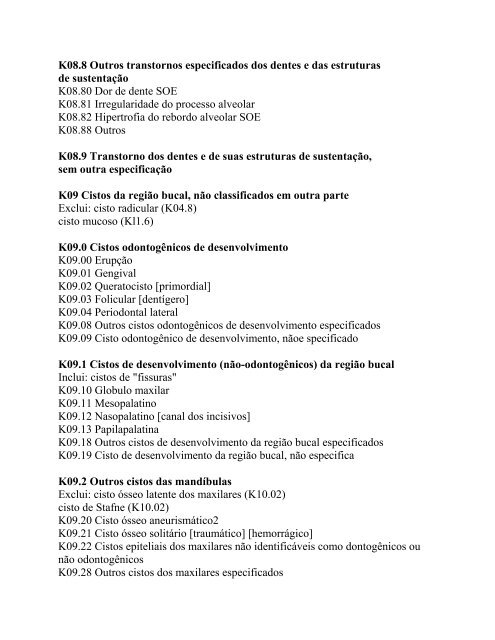 CLASSIFICAÇÃO INTERNACIONAL DE DOENÇAS \(CID ... - CFO