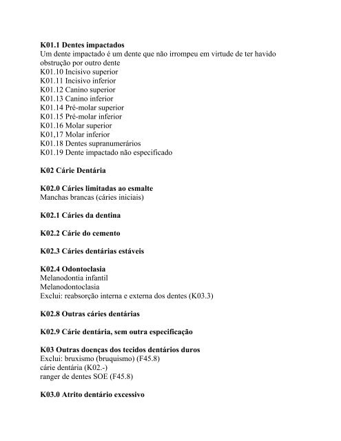 CLASSIFICAÇÃO INTERNACIONAL DE DOENÇAS \(CID ... - CFO