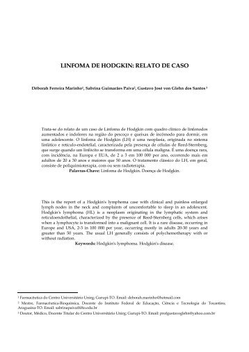 4. LINFOMA DE HODGKIN - itpac