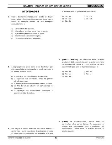 BC.09 Heranca de um par de alelos.pdf - Biologianoenem