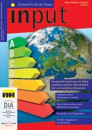 input - Zeitschrift für die Praxis Ausgabe Winter 2012/2013 - DIA