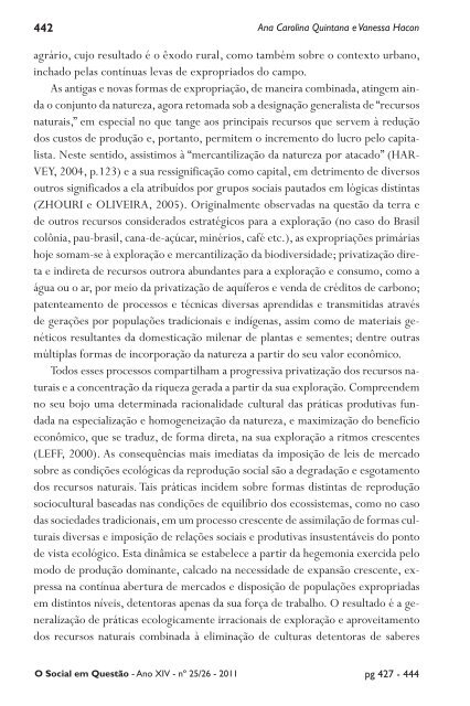 O desenvolvimento do capitalismo e a crise ambiental - O Social em ...