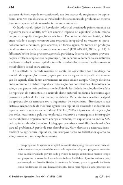 O desenvolvimento do capitalismo e a crise ambiental - O Social em ...