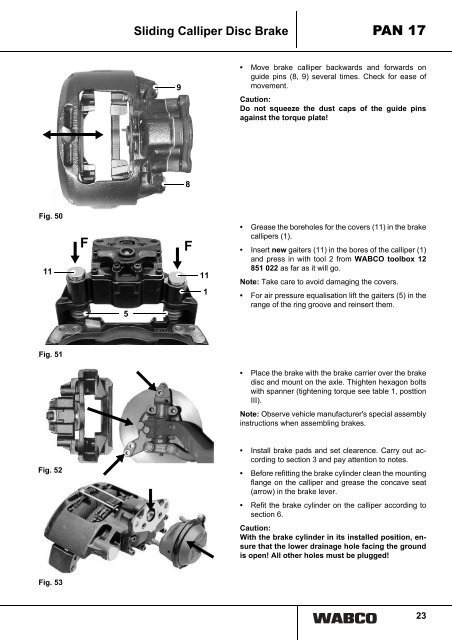 Assembly And Maintenance Instructions â WABCO