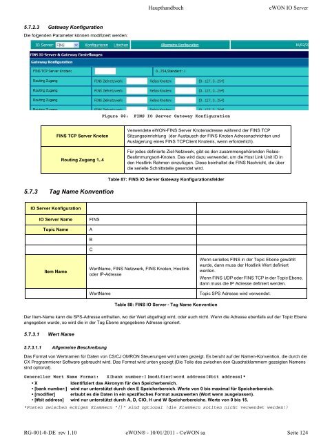 eWON Haupthandbuch - eWON wiki