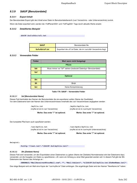 eWON Haupthandbuch - eWON wiki