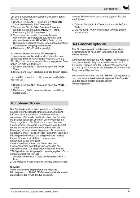 Download (361 KB) - Wachendorff Prozesstechnik GmbH & Co. KG