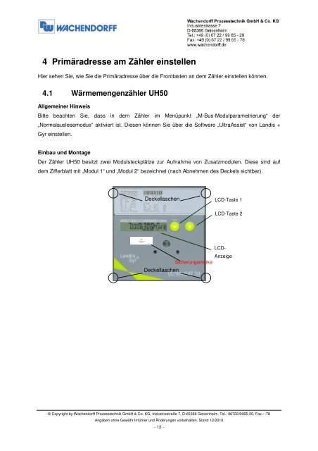 Download (1.2 MB) - Wachendorff  Prozesstechnik GmbH & Co. KG