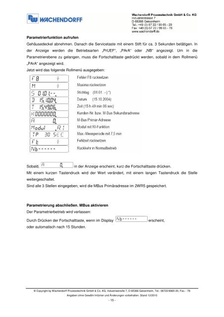 Download (1.2 MB) - Wachendorff  Prozesstechnik GmbH & Co. KG