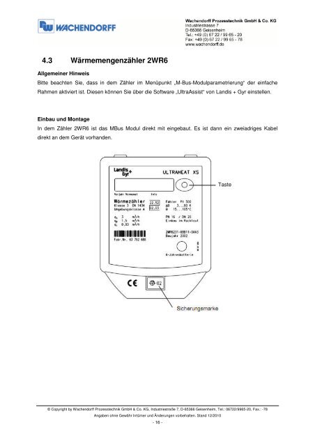 Download (1.2 MB) - Wachendorff  Prozesstechnik GmbH & Co. KG