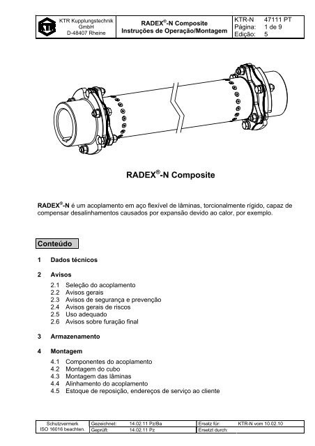 RADEX -N Composite - KTR Kupplungstechnik GmbH