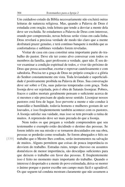 Testemunhos para a Igreja 2 (2005) - Ellen G. White Writings