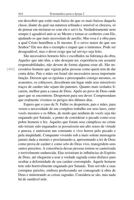 Testemunhos para a Igreja 2 (2005) - Ellen G. White Writings