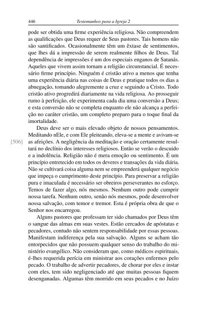 Testemunhos para a Igreja 2 (2005) - Ellen G. White Writings