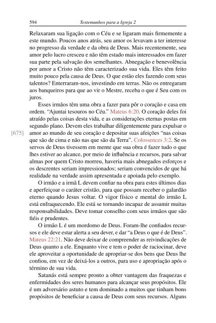 Testemunhos para a Igreja 2 (2005) - Ellen G. White Writings