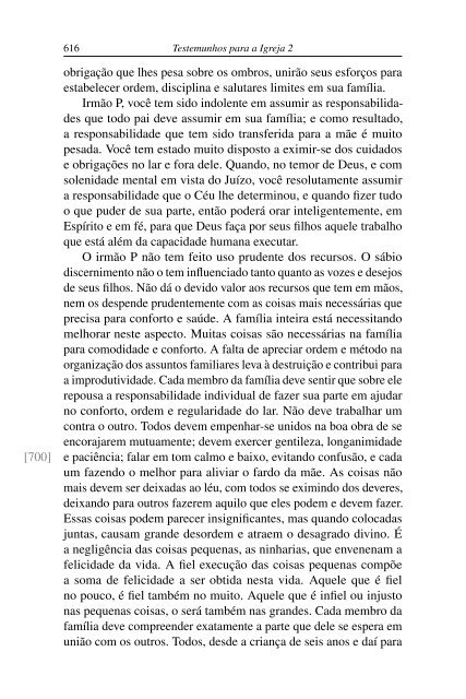 Testemunhos para a Igreja 2 (2005) - Ellen G. White Writings