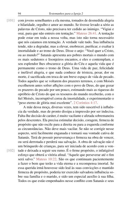 Testemunhos para a Igreja 2 (2005) - Ellen G. White Writings