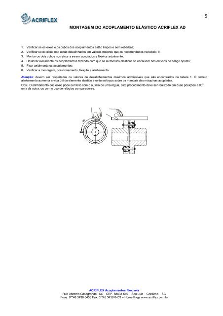 Catalogo Acoplamentos Acrifex AD - ACRIFLEX - Acoplamentos ...