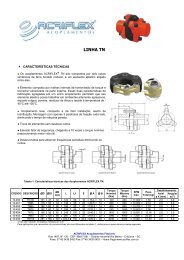 ACOPLAMENTO TN - ACRIFLEX - Acoplamentos Flexíveis