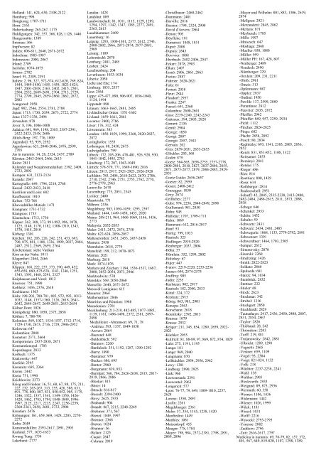 Gesamt-Index der Auktionen 59 und 60