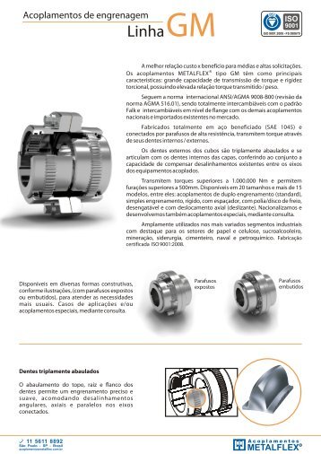 Catalogo Acoplamentos METALFLEX