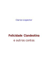 Clarice Lispector - Felicidade clandestina