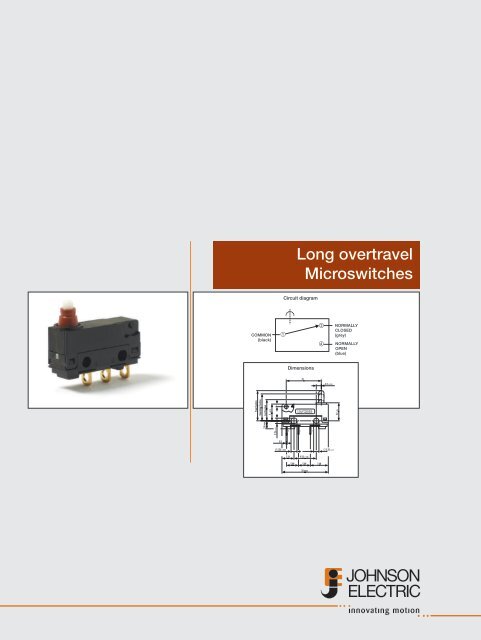 Burgess Switch Catalog Johnson Electric - Wagner GmbH