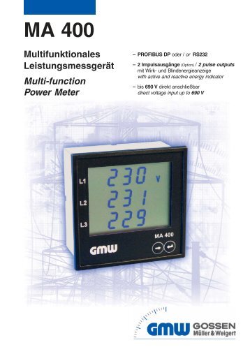 Multifunktionsgerät MA 400  - Wagner GmbH