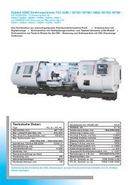 Zyklen-CNC-Drehmaschinen FCL-3280 /-32120/-32160/-4080/-40120