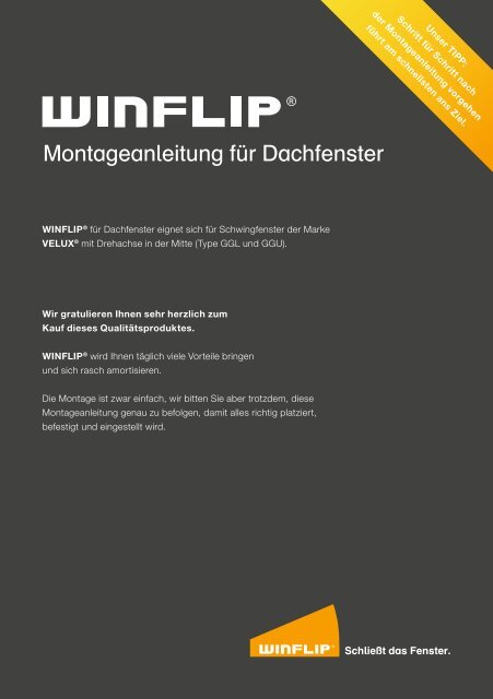 WINFLIP®﻿ Dach - Wagner Sicherheitstechnik GmbH