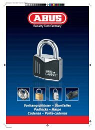 Vorhangschlösser – Überfallen Padlocks – Hasps Cadenas – Porte ...