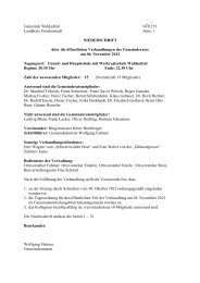 Protokoll 6. Nov. 2012 - Waldachtal
