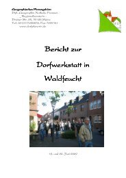 Bericht Dorfkonferenz Waldfeucht - Gemeinde Waldfeucht