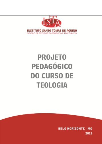 Projeto Pedagógico do Curso de Teologia - ISTA